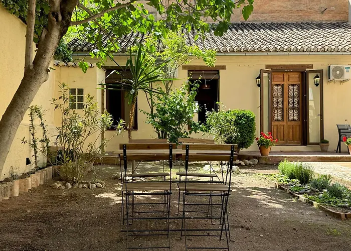 Casa Junto A La Alhambra Con Vistas Y Jardín Privado